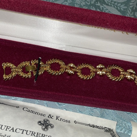 Jackie Kennedy rope and red crystal bracelet brand new - Picture 2 of 6